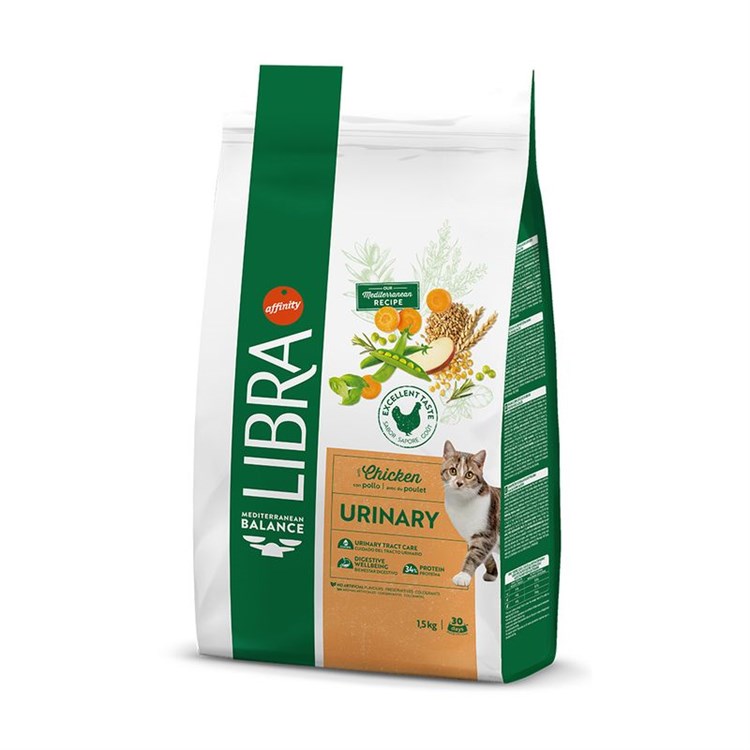 Libra Cat Urinary Pollo 10 kg Crocchette Per Gatti