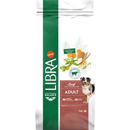 Libra Dog Adult Medium/Maxi Manzo 12kg in Cani