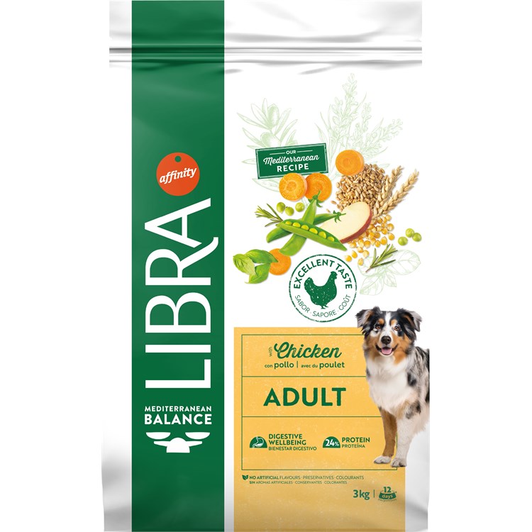 Libra Dog Adult Medium/Maxi Pollo 3kg