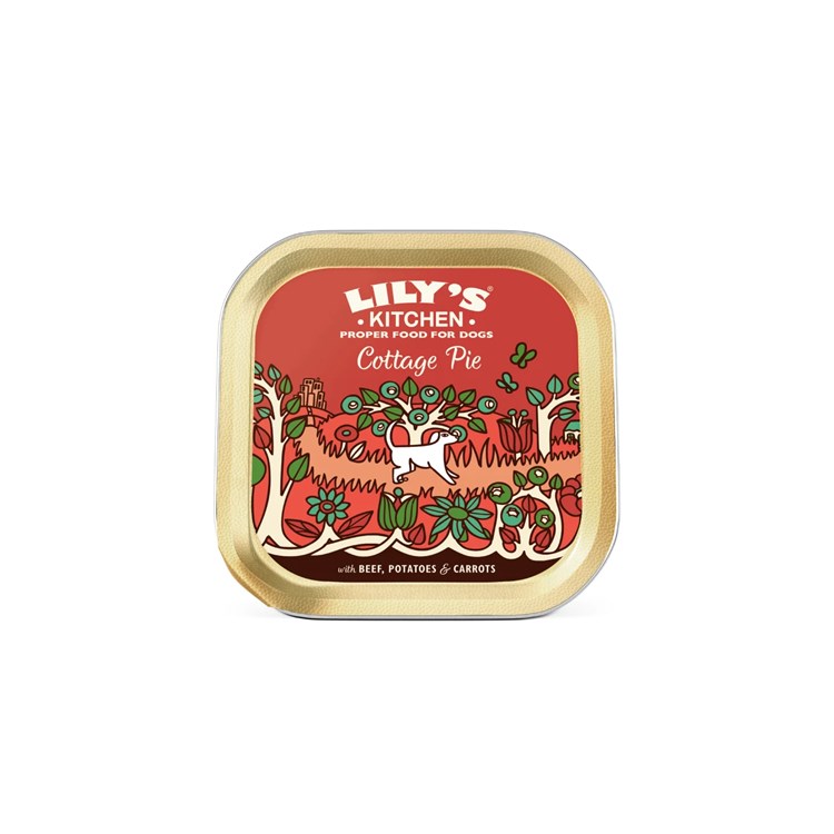 Lily’s kitchen cane adult cottage pie manzo patate carote 150 gr