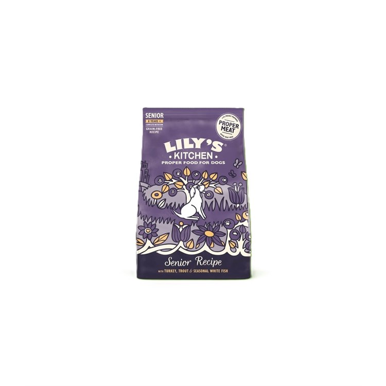 Lily's Kitchen cane senior recipe tacchino trota pesce bianco 7 kg