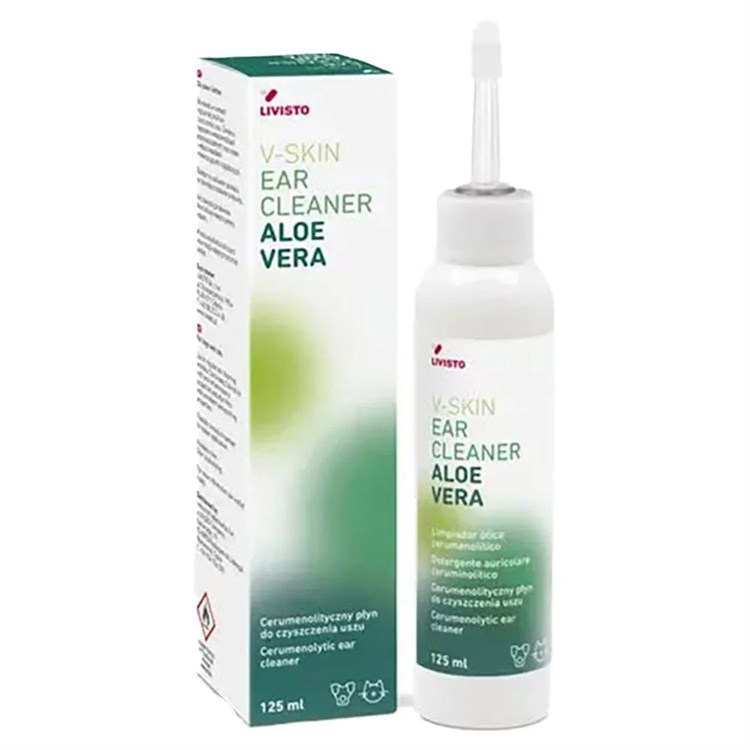 Livisto V-skin ear cleaner aloe vera 125 ml