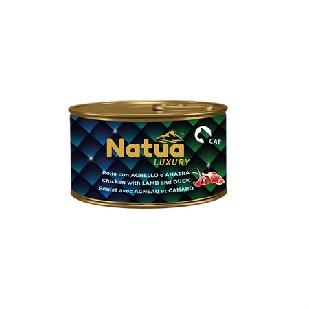 luxury adult cat pollo con agnello e anatra