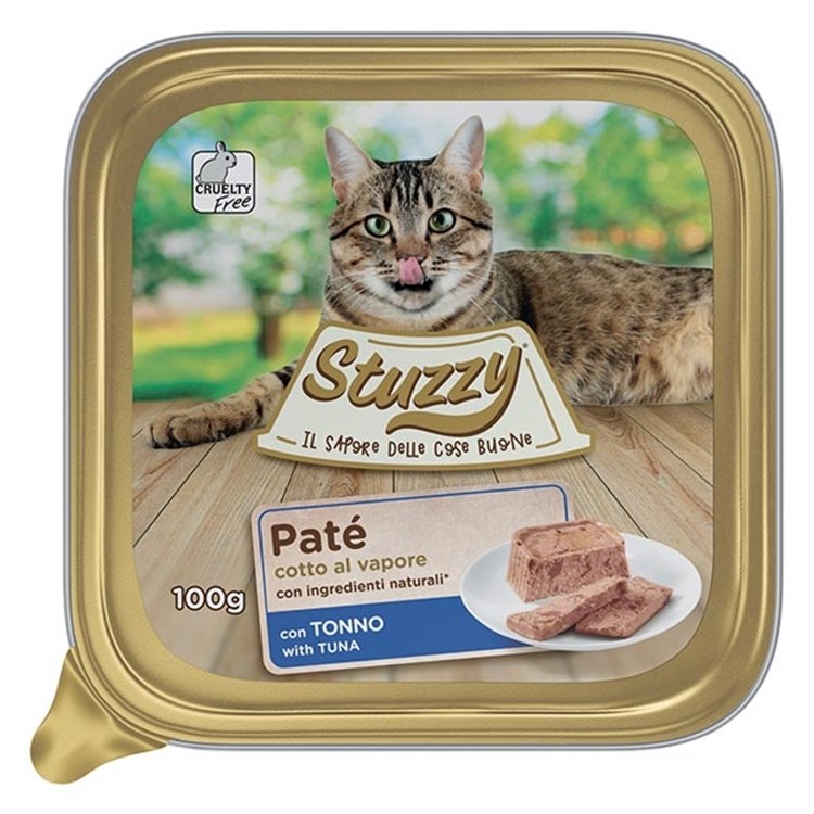 Stuzzy Cat Patè con Tonno 100gr Vaschetta Umido Gatto 100 GR
