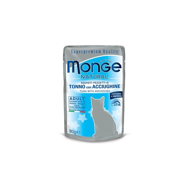 MONGE CAT BST TONNO ALICI 80GR