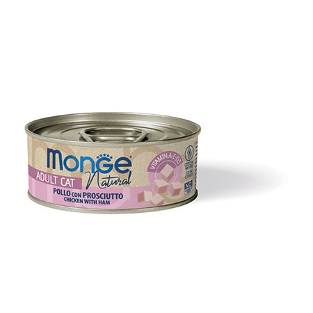 Monge Cat Delicate Superpremium 80 gr Pollo e Prosciutto Per Gatti in Gatti