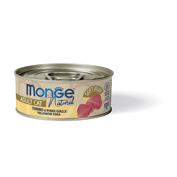 Monge Cat Jelly superpremium 80 gr Tonno a Pinne Gialle Per Gatti