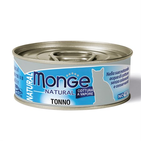 monge cat natural superpremium 80 gr tonno per gatti