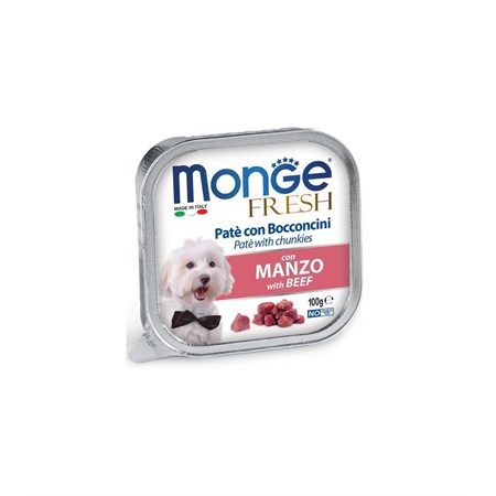 MONGE DOG FRESH MANZO 100GR in Cani