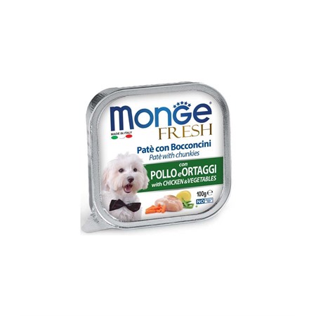 MONGE DOG FRESH POLLO VERDURE 100GR in Cani