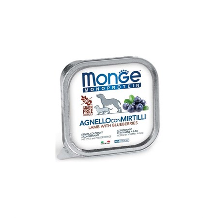 monge dog frut agnellomirtillo 150gr
