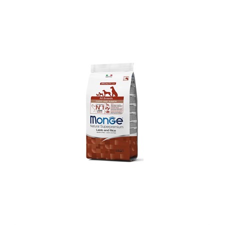 MONGE DOG PUPPY ALL BREED AGNELLO 800G in Cani