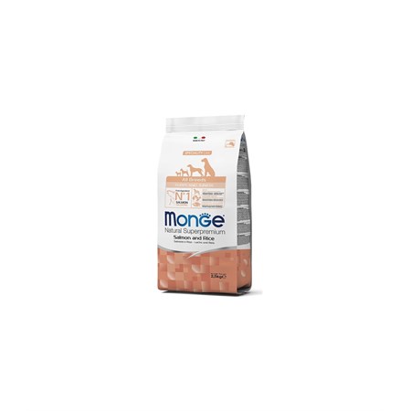 monge dog puppy all breeds salmone 800g