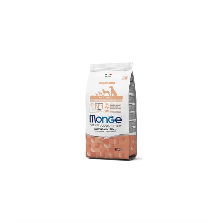 MONGE DOG PUPPY ALL BREEDS SALMONE 800G