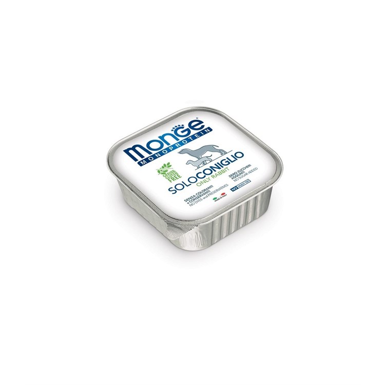 MONGE DOG SOLO CONIGLIO 150GR