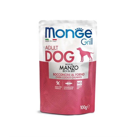 monge grill dog bst manzo 100gr