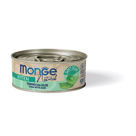 monge jelly superpremium 80 gr kitten tonno con aloe per gattini