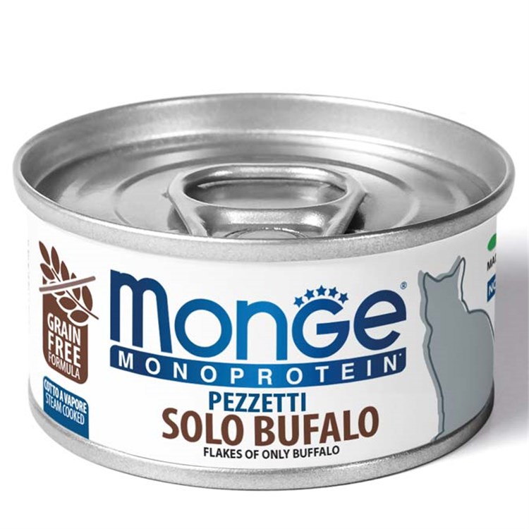 Monge Monoproteico Solo Bufalo 80 gr Lattina Per Gatti