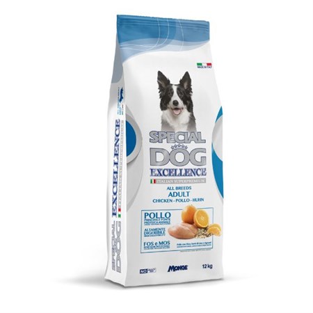 monge special dog excellence medium adult pollo 12 kg cani