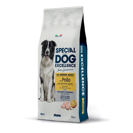 monge special dog excellence medium adult pollo 12 kg cani