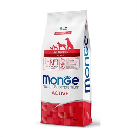 monge superpremium all breeds active 12 kg per cani sportivi danneggiato