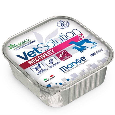 monge vetsolution recovery 150 gr vaschetta umido per cani