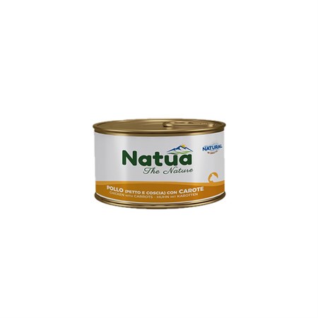 natua cat brodo pollo e carote 85 gr