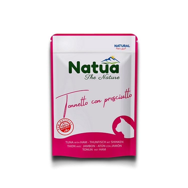 Natural Bustine Tonnetto con Prosciutto in Soft Jelly 70gr
