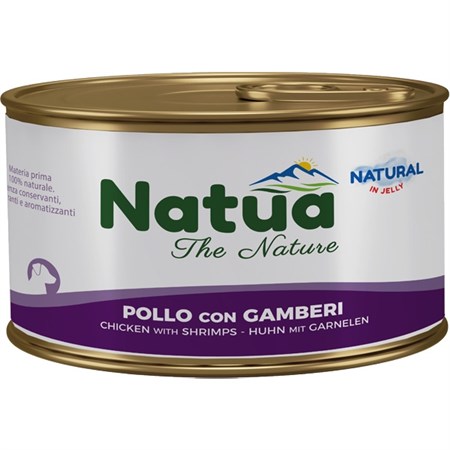natua dog jelly pollo gamberi 150g