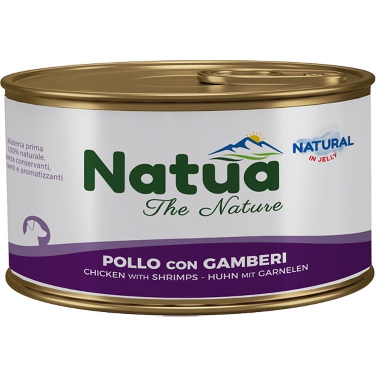 Natural Adult Dog Jelly Pollo con Gamberi
