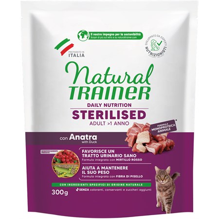 Natural Adult Sterilised con Anatra in Gatti