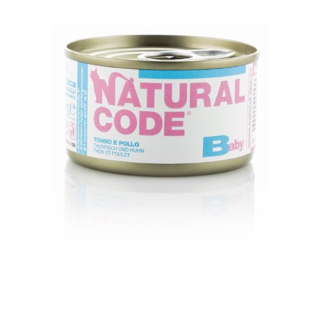 natural code baby kitten scatoletta tonno e pollo 85 gr scatoletta per gatti