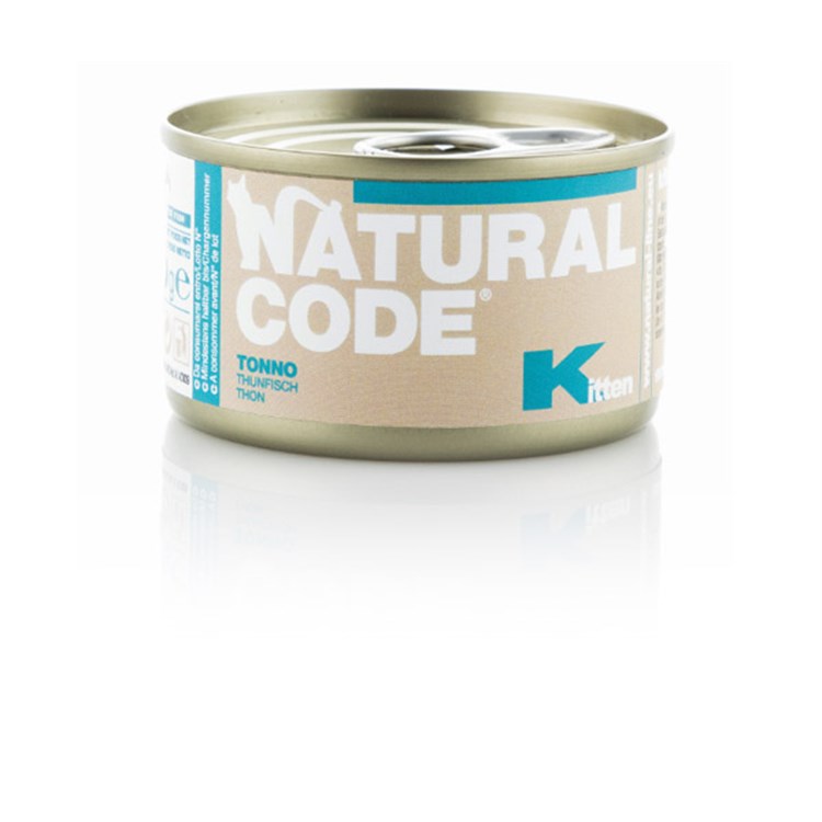 Natural Code Kitten Tonno 85 gr Scatoletta Per Gatti