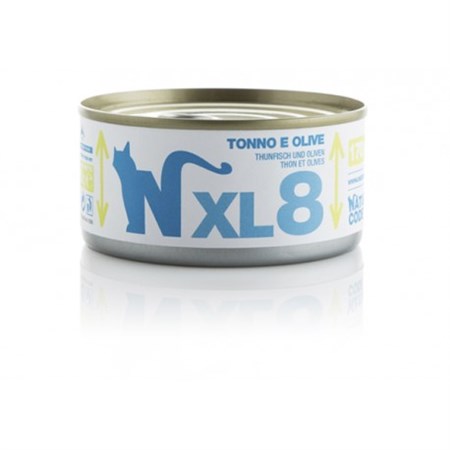 natural code xl 08 tonno e olive 170 gr per gatti