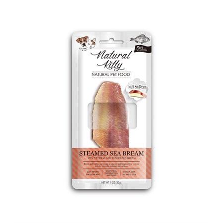 natural kitty con orata al vapore 30 gr