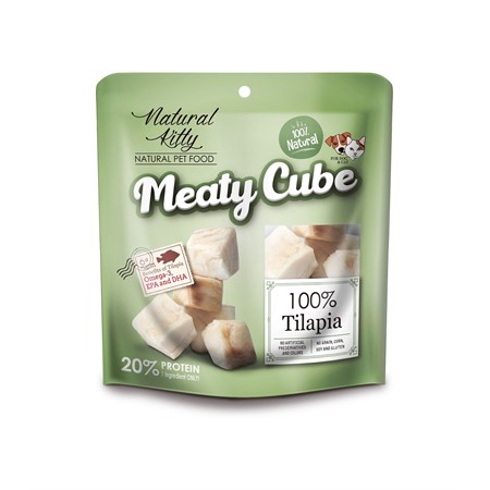 Natural Kitty cubetti di tilapia 50 gr in Gatti