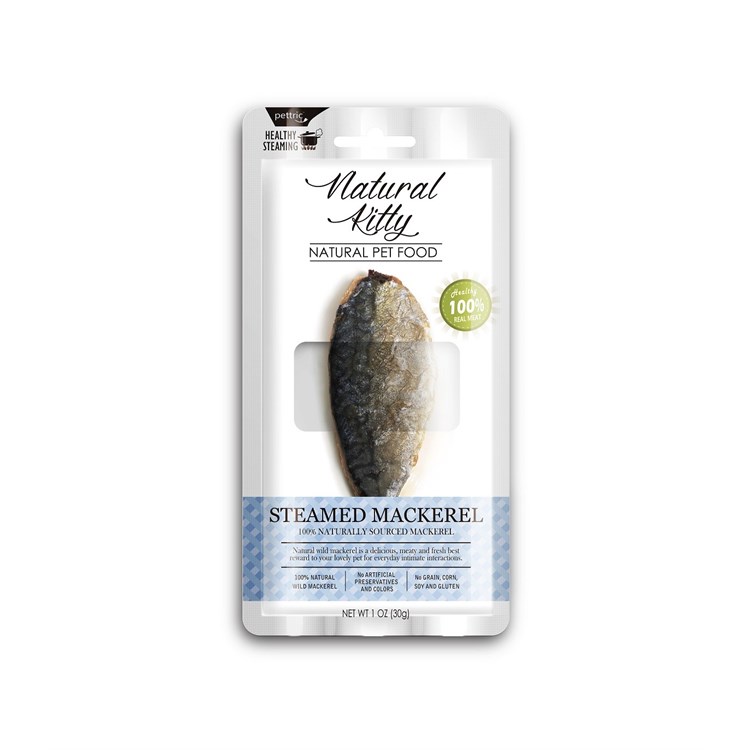 Natural kitty sgombro al vapore 30 gr