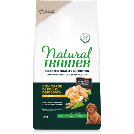 natural selected quality nutrition dog puppy junior con pollo