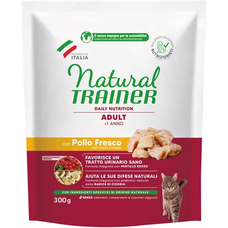 Natural Trainer Adult con Pollo 300 gr per Gatti in Gatti