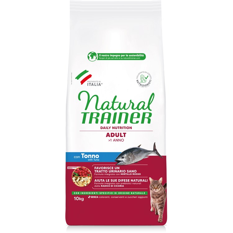 Natural Trainer Adult Tonno 10 kg per GATTI