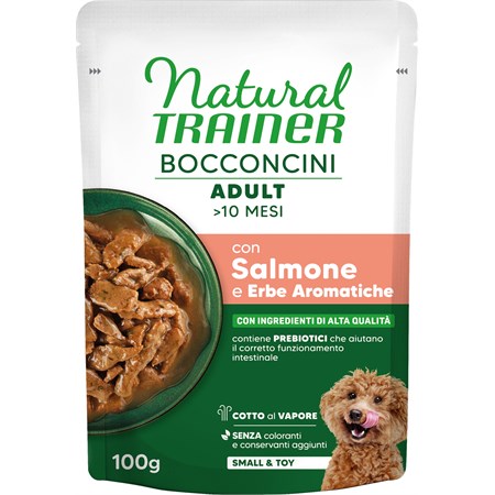natural trainer bocconcini smalletoy adult salmone 100g