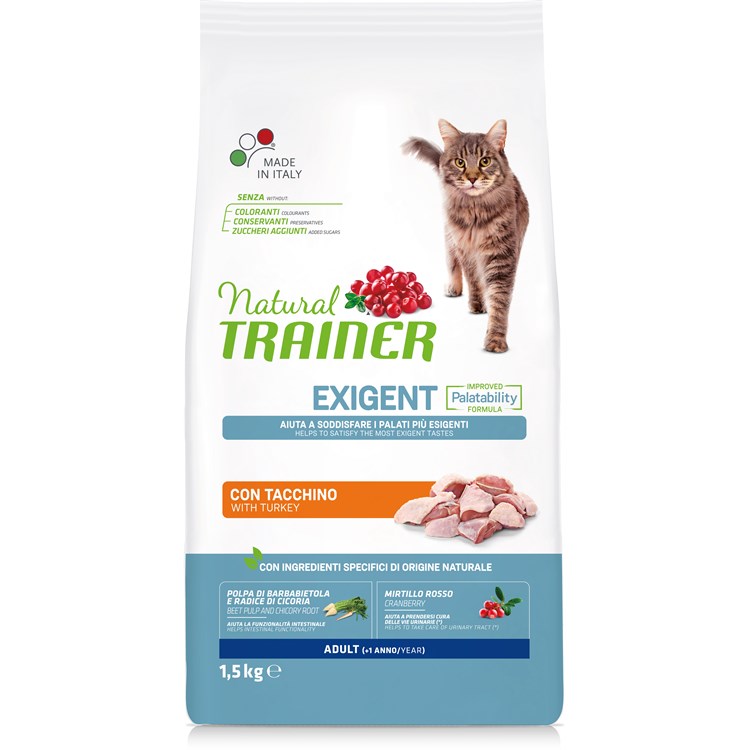 Natural Trainer Exigent Carni Bianche Fresche 1,5 kg Gatto