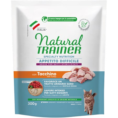 Natural Trainer Exigent Tacchino 300 gr Gatto in Gatti
