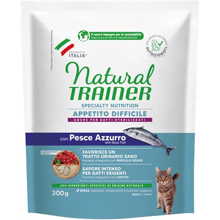 Natural Trainer Exigent Pesce Azzurro 300 gr Gatto in Gatti