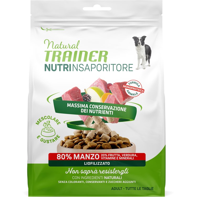 Natural Trainer Nutrinsaporitore Adult Manzo 40g