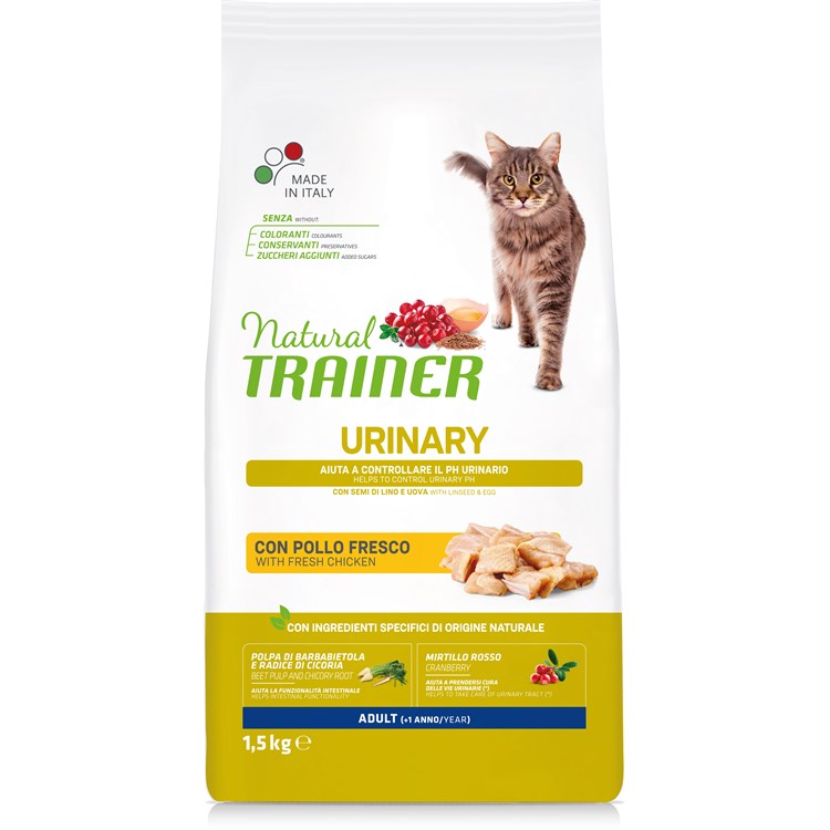 Natural Trainer Urinary Con Pollo 1,5 Kg Per Gatti