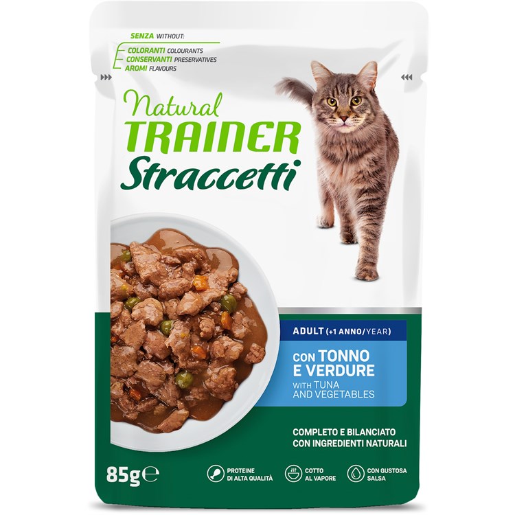 Natural Trainer Straccetti Adult Tonno 85g