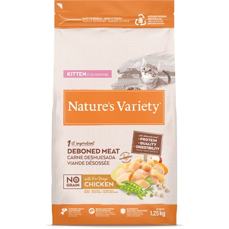 Nature's Variety Cat No Grain Kitten Pollo 1,25kg in Gatti