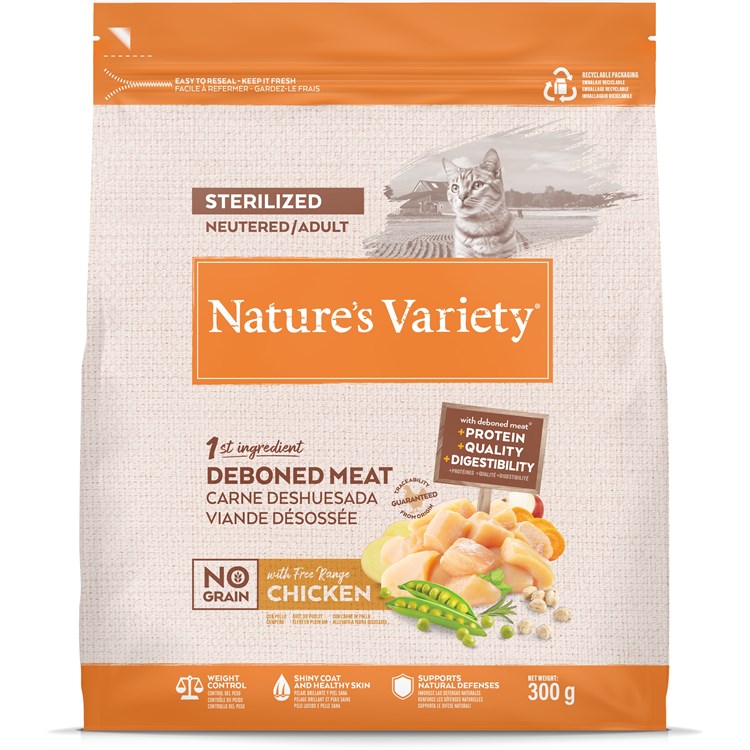 Nature's Variety Cat No Grain Sterilised Pollo 300g