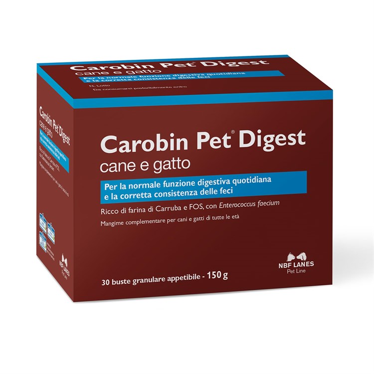 NBF Lanes Carobin Digest PET Granulare 150 gr (30 buste da 5 gr)